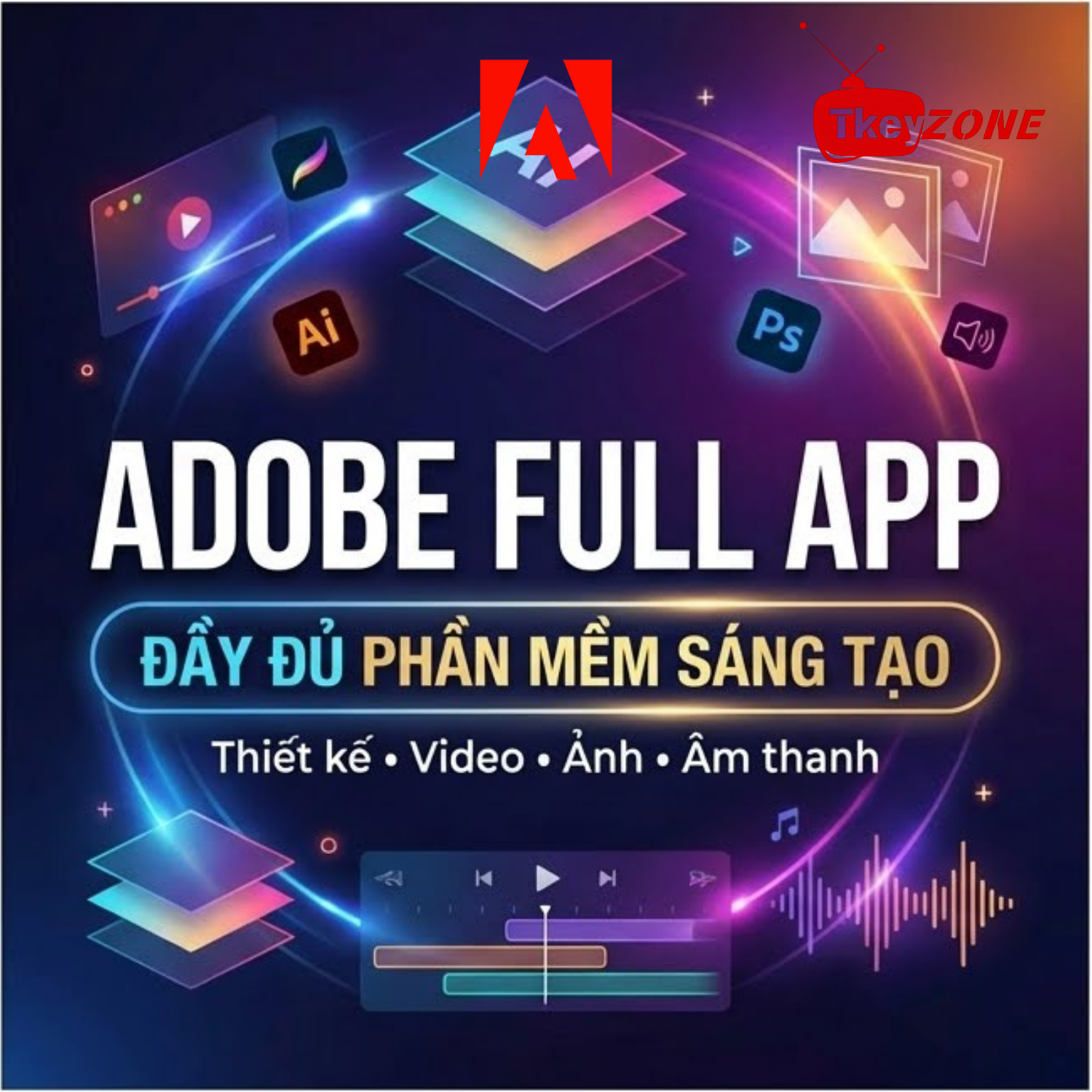 Adobe Full App 1 Năm - Trọn Bộ Phần Mềm Adobe Bản Quyền